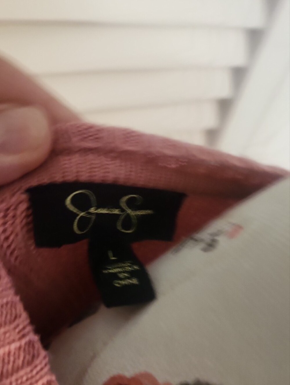 Jessica Simpson Dusty Rose Ruffle-Hem Ribbed Sweater - Picture 5 of 5